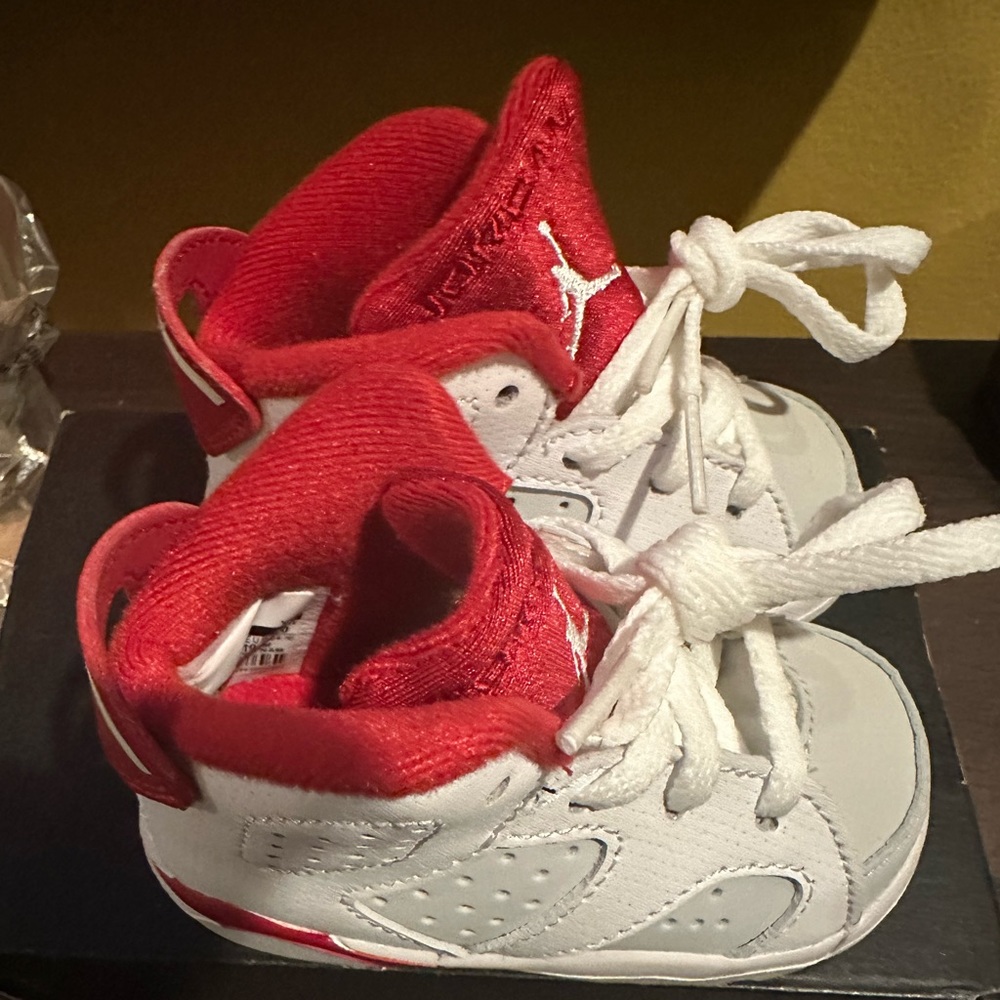 Brand new in box Jordan 6 in baby size 4 $50